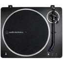 Audio Technica AT-LP70XBT Fully Automatic Bluetooth Wireless Belt Drive Turntable Black Silver Black