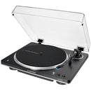 Audio Technica ATLP70XBT Bluetooth Turntable with Mitchell Acoustics uStream Two (MK1) Active Speakers HiFi Package Black