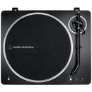Audio Technica ATLP70XBT Bluetooth Turntable with Mitchell Acoustics uStream Two (MK1) Active Speakers HiFi Package Black