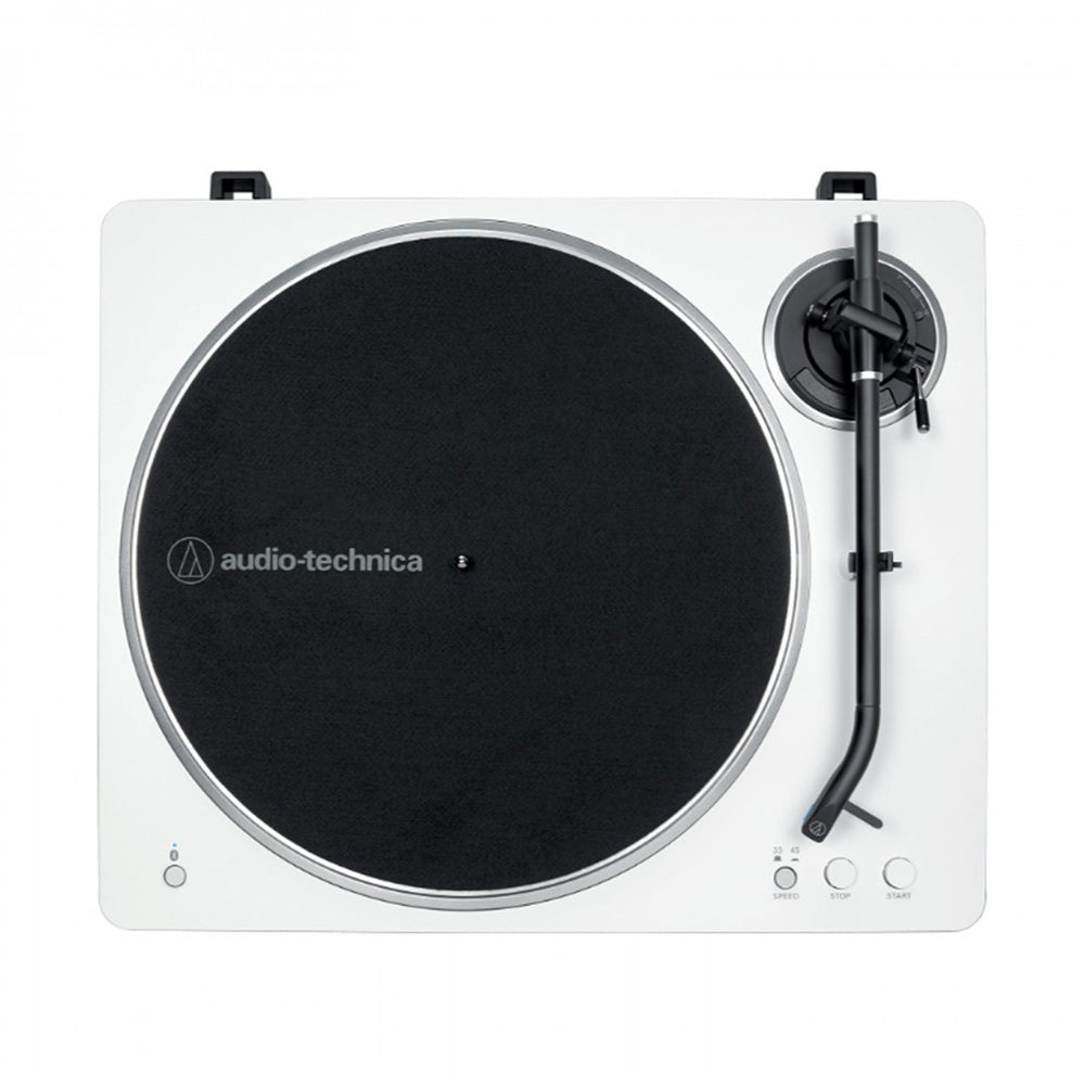 Audio Technica AT-LP70XBT Fully Automatic Bluetooth Wireless Belt Drive Turntable White Silver Ex-Display Clearance