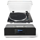 Audio Technica AT-LP70XBT Fully Automatic Bluetooth Wireless Turntable with Roberts Stream 67L All In One Smart Music System Black