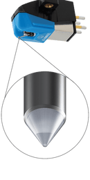 Audio Technica AT-VM95C/H VM95 Series Conical Stereo Cartridge on AT-HS6 Headshell