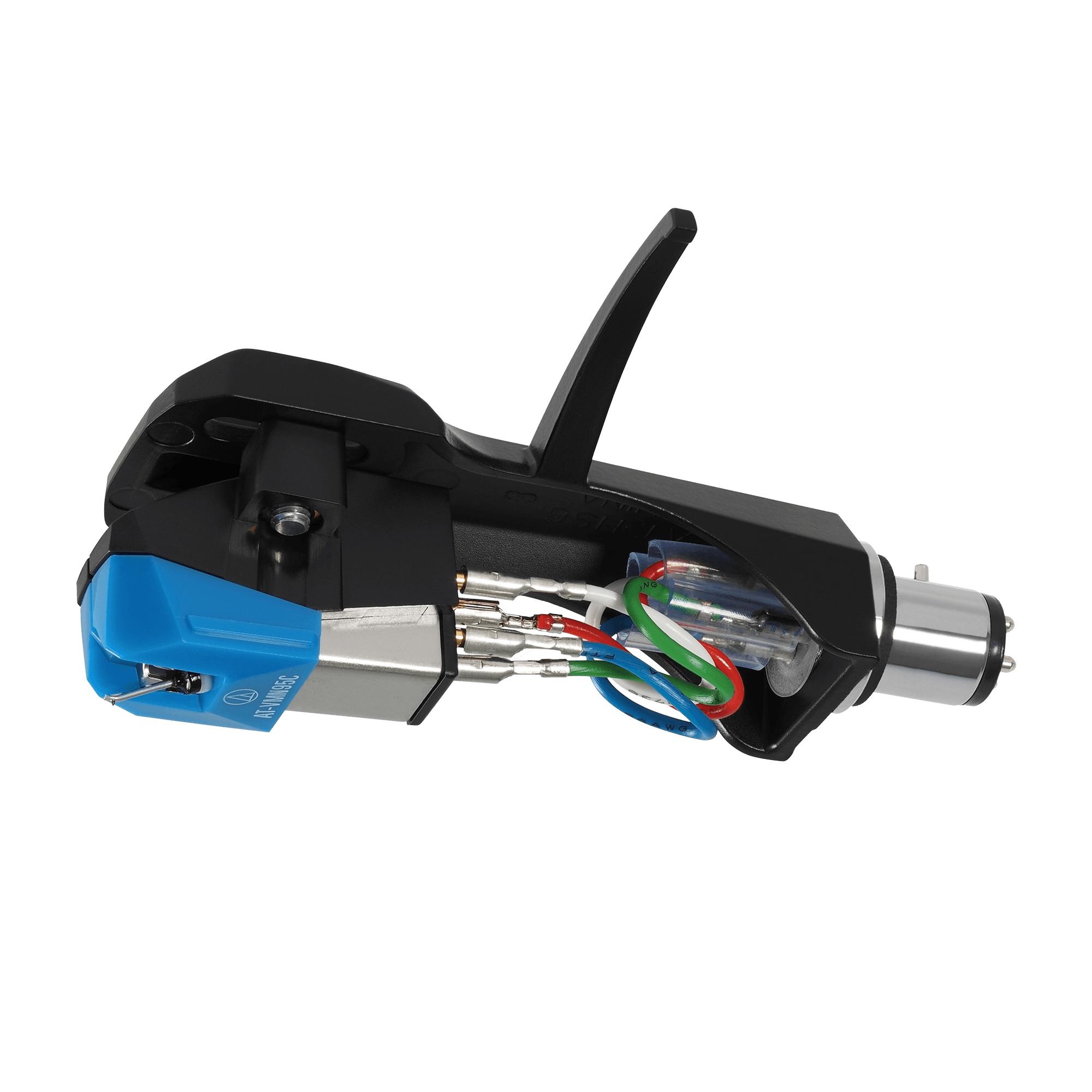 Audio Technica AT-VM95C/H VM95 Series Conical Stereo Cartridge on AT-HS6 Headshell