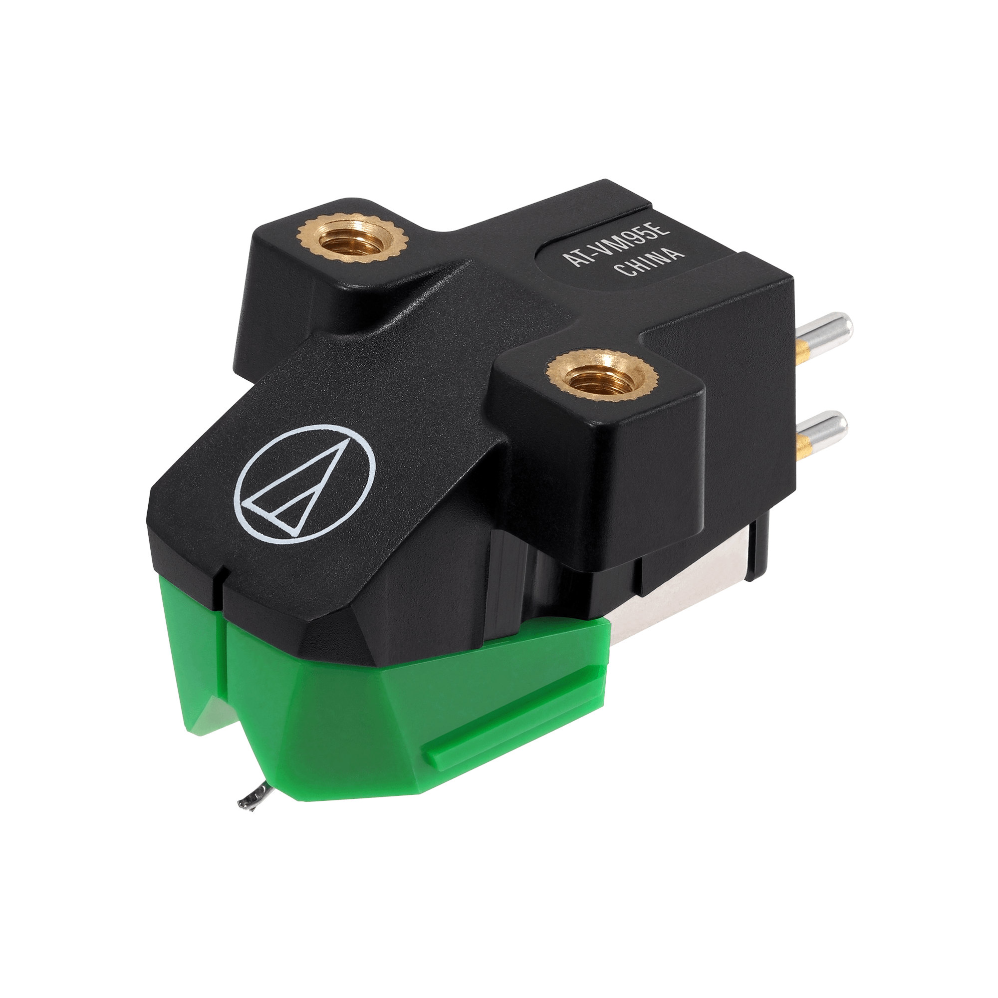 Audio Technica AT-VM95E/H VM95 Series Elliptical Stereo Cartridge on AT-HS6 Headshell
