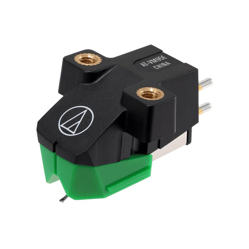 Audio Technica AT-VM95E/H VM95 Series Elliptical Stereo Cartridge on AT-HS6 Headshell