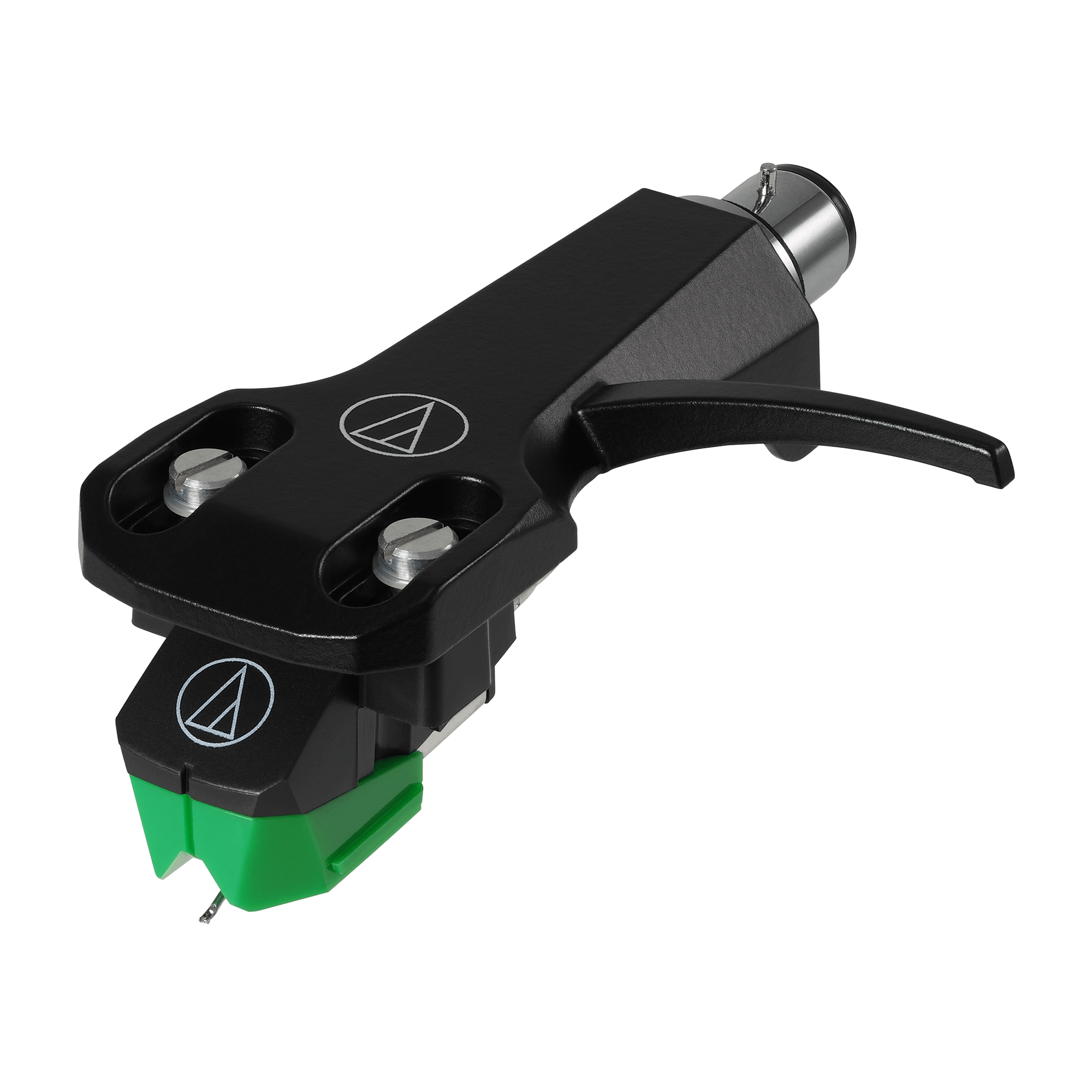 Audio Technica AT-VM95E/H VM95 Series Elliptical Stereo Cartridge on AT-HS6 Headshell