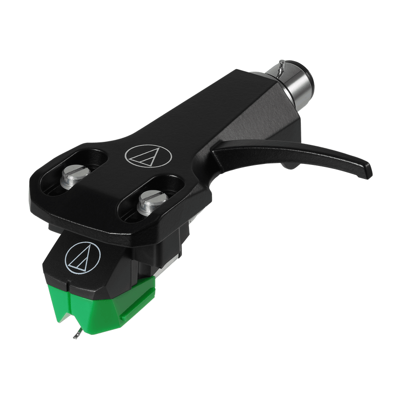 Audio Technica AT-VM95E/H VM95 Series Elliptical Stereo Cartridge on AT-HS6 Headshell