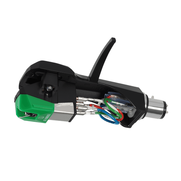 Audio Technica AT-VM95E/H VM95 Series Elliptical Stereo Cartridge on AT-HS6 Headshell