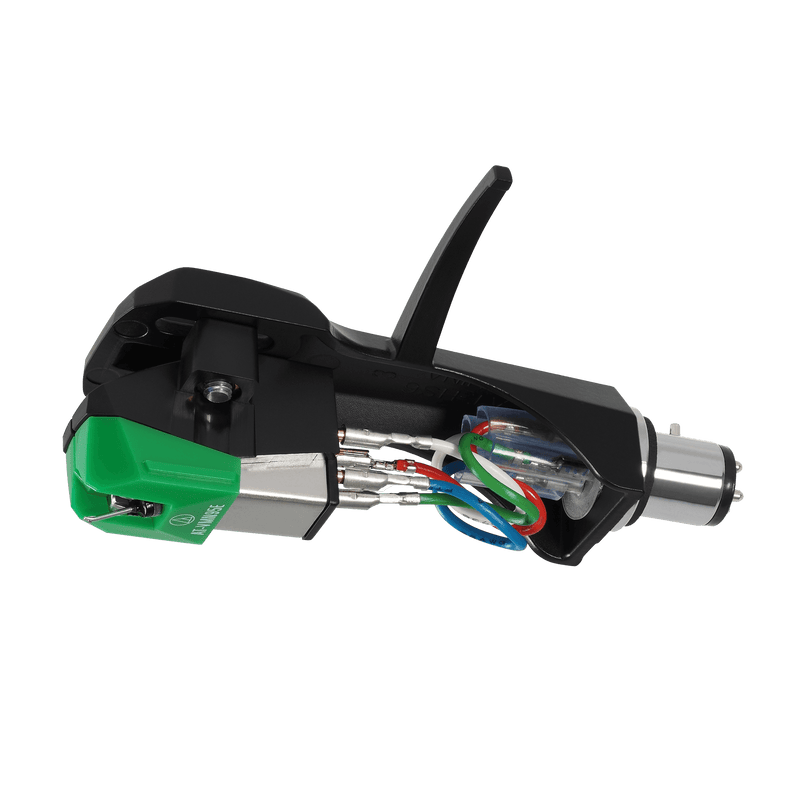 Audio Technica AT-VM95E/H VM95 Series Elliptical Stereo Cartridge on AT-HS6 Headshell