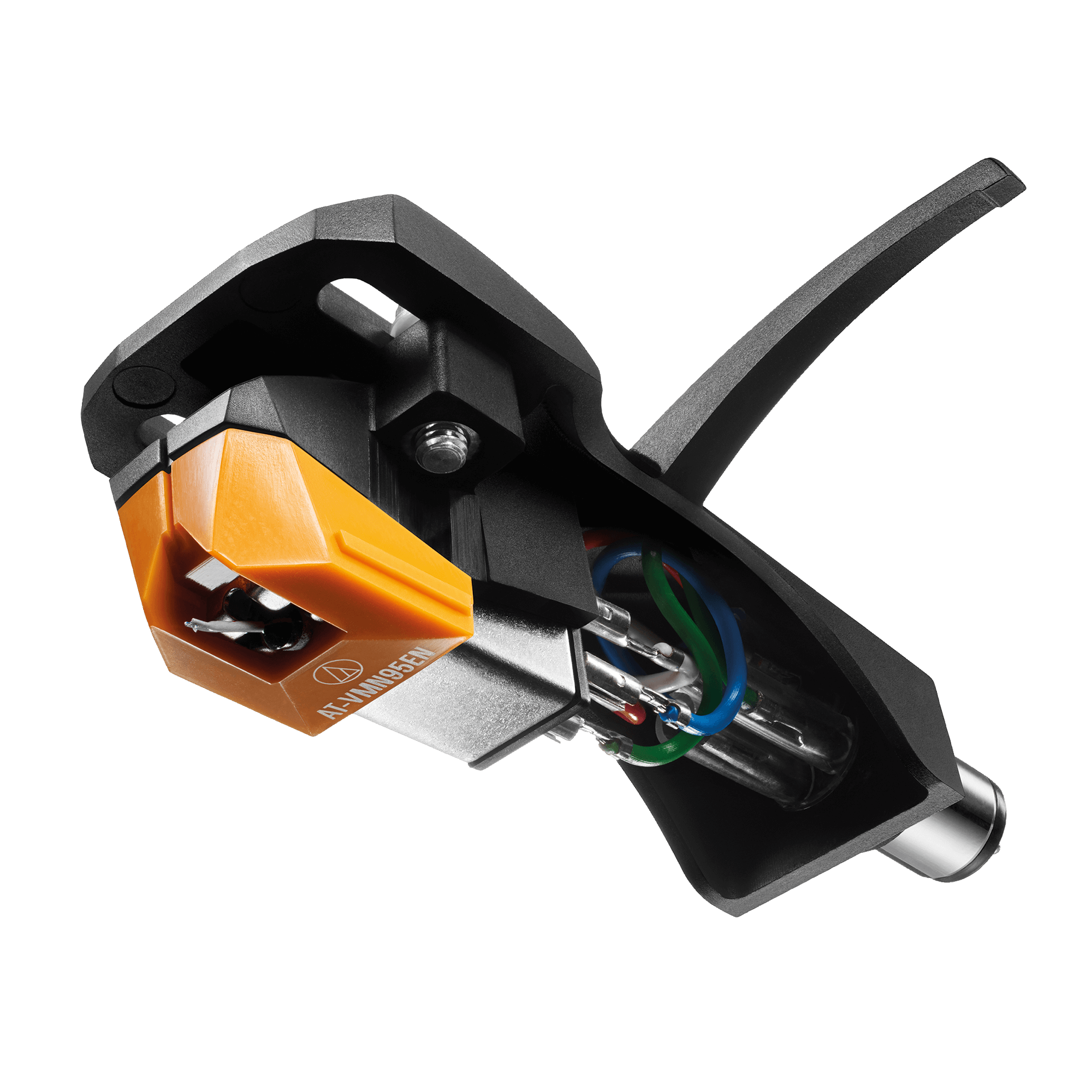 Audio Technica AT-VM95EN/H VM95 Series Elliptical Nude Stereo Cartridge on AT-HS6 Headshell