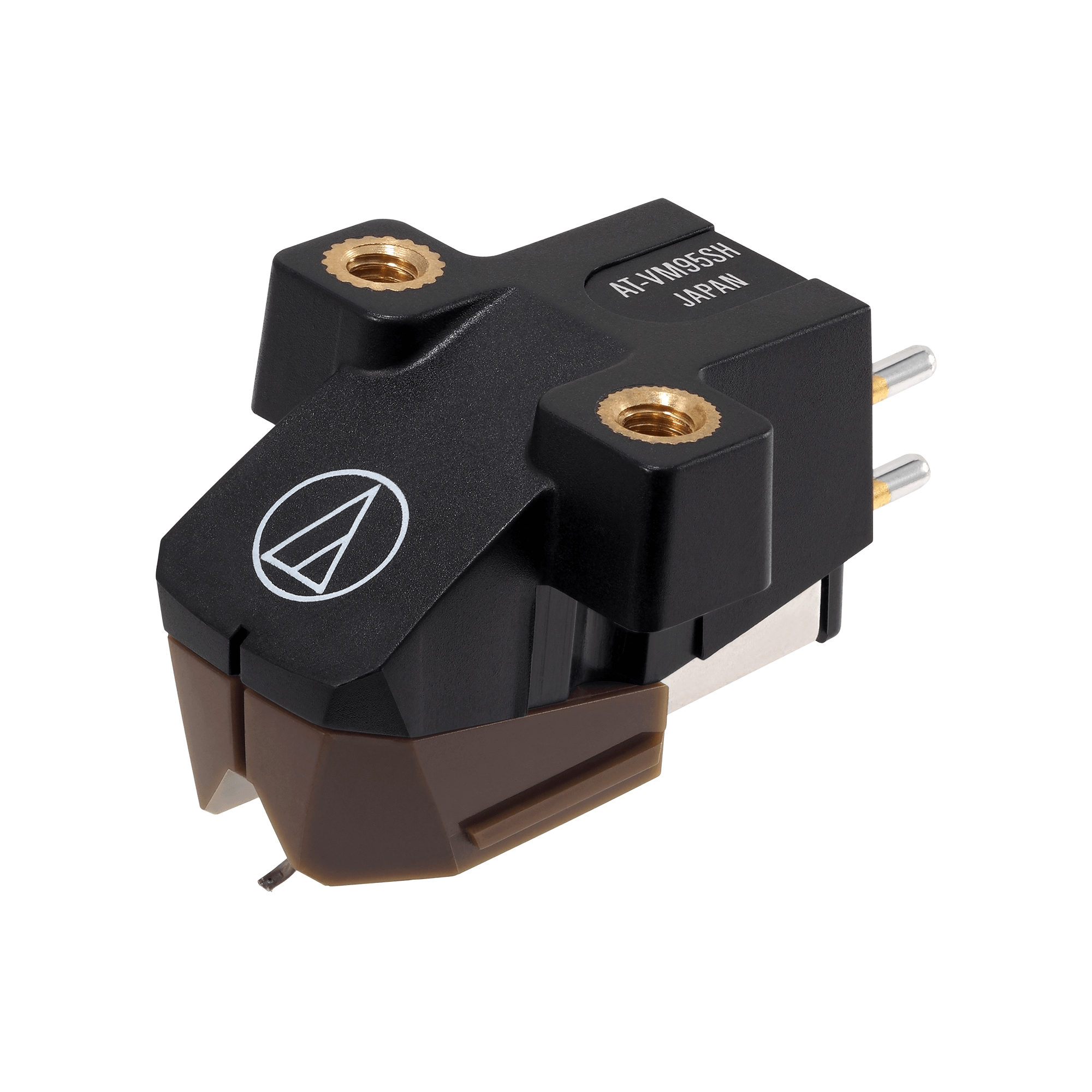 Audio Technica AT-VM95SH/H VM95 Series Shibata Stereo Cartridge on AT-HS6 Headshell