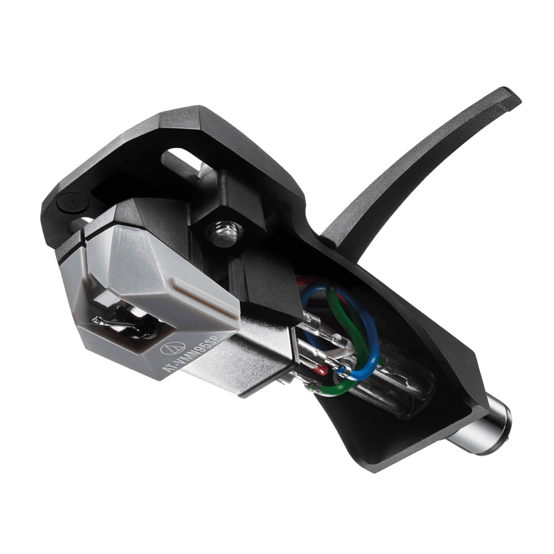 Audio Technica AT-VM95SP/H VM95 Series 78RPM SP Stereo Cartridge on AT-HS6 Headshell