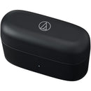 Audio Technica ATH-CKS30TW+ Noise Cancelling Wireless Earbuds Black Black