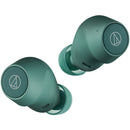 Audio Technica ATH-CKS30TW+ Noise Cancelling Wireless Earbuds Green Green