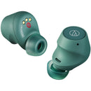 Audio Technica ATH-CKS30TW+ Noise Cancelling Wireless Earbuds Green Green