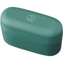 Audio Technica ATH-CKS30TW+ Noise Cancelling Wireless Earbuds Green Green