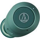 Audio Technica ATH-CKS30TW+ Noise Cancelling Wireless Earbuds Green Green