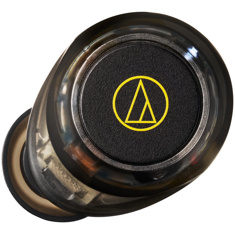 Audio Technica ATH-CKS30TW+ Noise Cancelling Wireless Earbuds Translucent Black Translucent Black