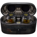 Audio Technica ATH-CKS30TW+ Noise Cancelling Wireless Earbuds Translucent Black Translucent Black