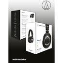 Audio Technica ATHM50xBT2 Wireless Over-Ear Headphones Black - Ex-Display Clearance