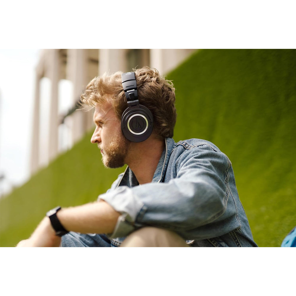 Audio Technica ATHM50xBT2 Wireless Over-Ear Headphones Black - Ex-Display Clearance