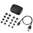 Audio Technica ATHTWX7 Wireless Earbuds Black Black