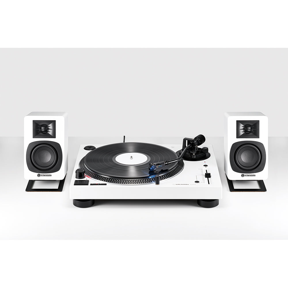 Audio Technica ATLP120xBTUSB Direct Drive Turntable Bluetooth and USB - White White