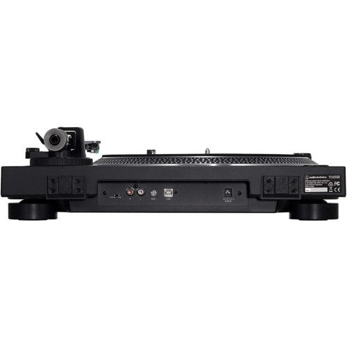 Audio Technica ATLP120xBTUSB Direct Drive Turntable with Kanto REN 200W Powered Bookshelf Speakers Pair Black