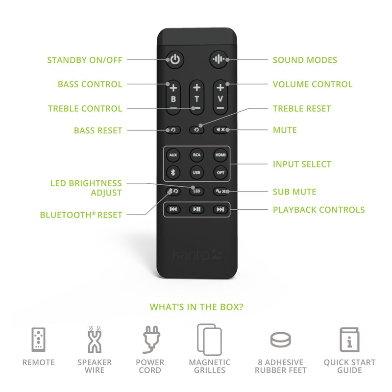 Audio Technica ATLP120xBTUSB Direct Drive Turntable with Kanto REN 200W Powered Bookshelf Speakers Pair Black