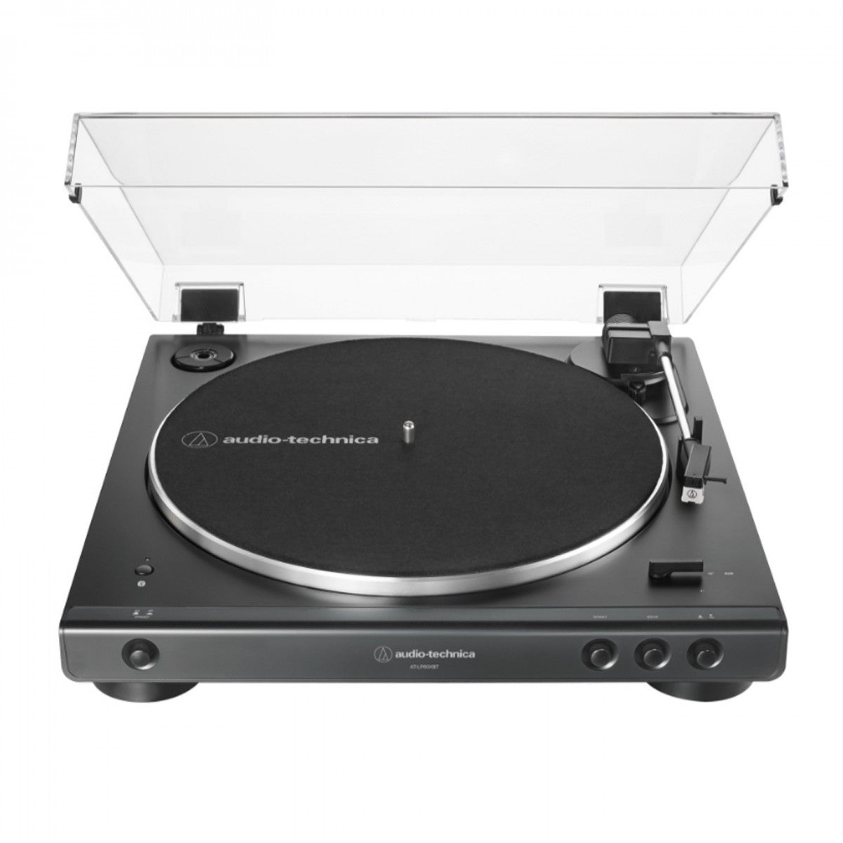 Audio Technica ATLP60XBT Bluetooth Turntable with Mitchell Acoustics uStream One (MK1) Active Speakers HiFi Package Black