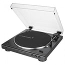 Audio Technica ATLP60XBT Bluetooth Turntable with Mitchell Acoustics uStream One (MK1) Active Speakers HiFi Package Black
