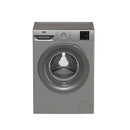 Beko BMN3WT3841S 8kg 1400 Spin Washing Machine Silver Silver
