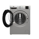 Beko BMN3WT3841S 8kg 1400 Spin Washing Machine Silver Silver