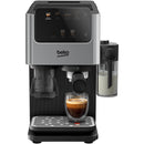 Beko CED7524X Espresso Machine with Integrated Grinder and Milk Cup Silver