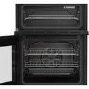 Beko EDC6731K 60cm Double Oven Electric Cooker with Vitroceramic Hob Black