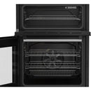 Beko EDC6731W 60cm Double Oven Electric Cooker with Vitroceramic Hob White