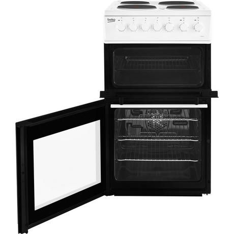 Beko EDP503W 50cm Electric Double Oven with Grill Cooker White Clearance