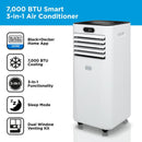 Black+Decker BXAC40024GB 7000 BTU Portable Smart Air Conditioner