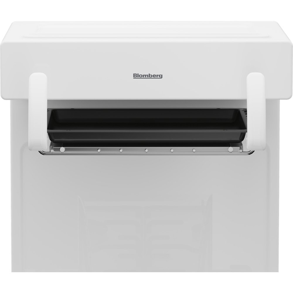 Blomberg GGS9151W 50cm Freestanding Single oven Gas Cooker with Eye Level Grill White - A Rated White