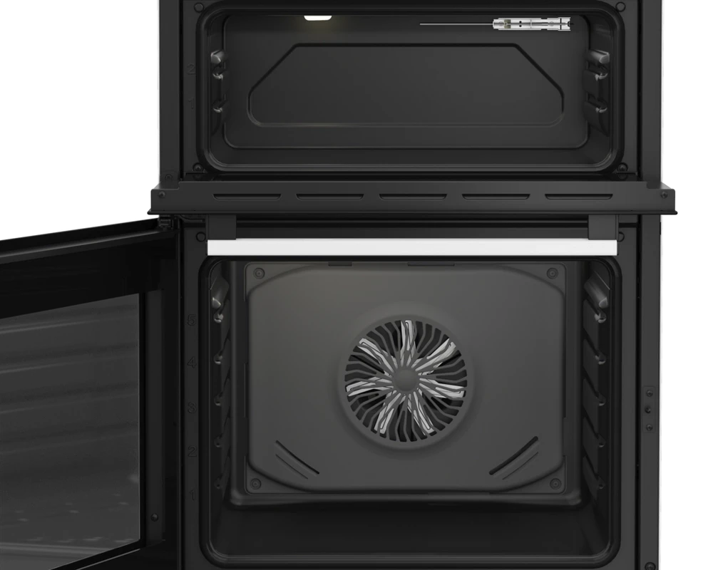 Blomberg HKRN651W 60cm Double Oven Electric Cooker with Vitroceramic Hob White
