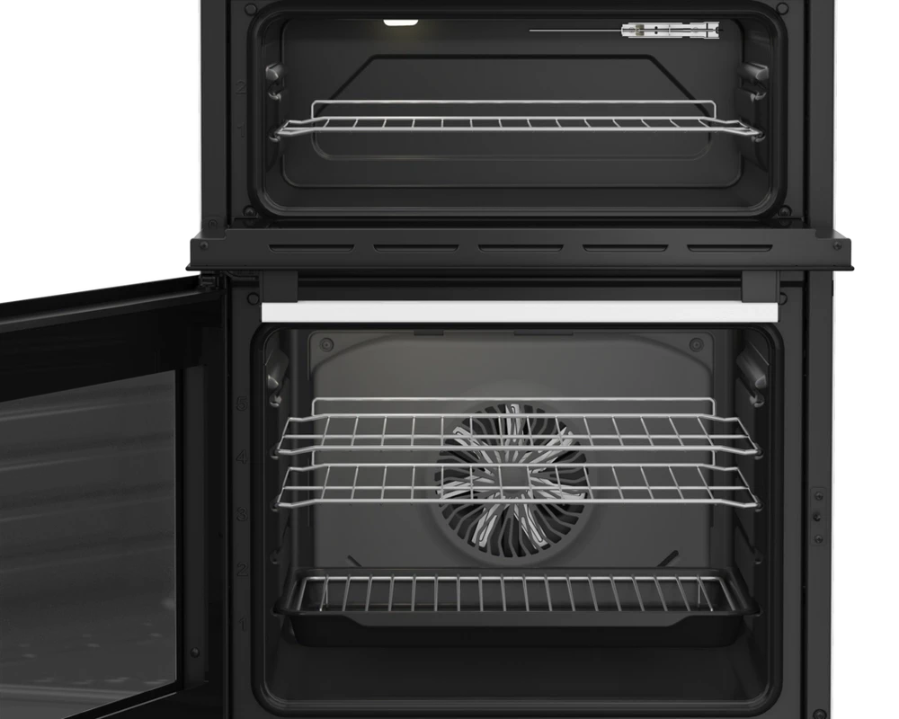 Blomberg HKRN651W 60cm Double Oven Electric Cooker With Vitroceramic Hob White Clearance
