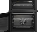 Blomberg HKRN651W 60cm Double Oven Electric Cooker With Vitroceramic Hob White Clearance