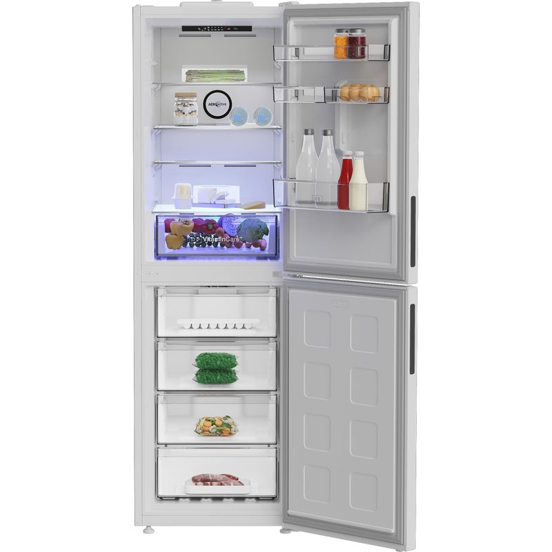 Blomberg KND24692V Freestanding Aeroactive Total No Frost Fridge Freezer with Vitamin Care+ White - CLEARANCE