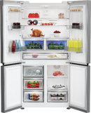 Blomberg KQD114VPX American Style Fridge Freezer Stainless Steel