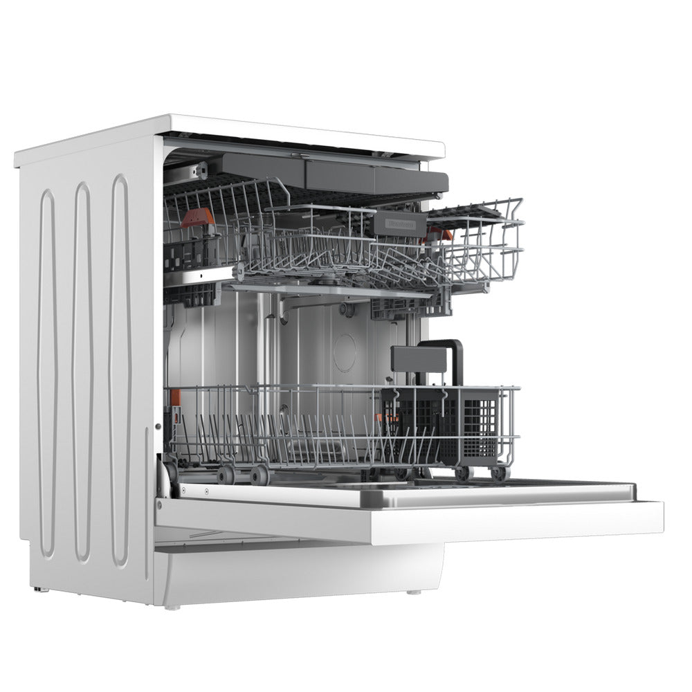 Blomberg LDF53400W Freestanding Full Size Dishwasher 15 Place Settings White