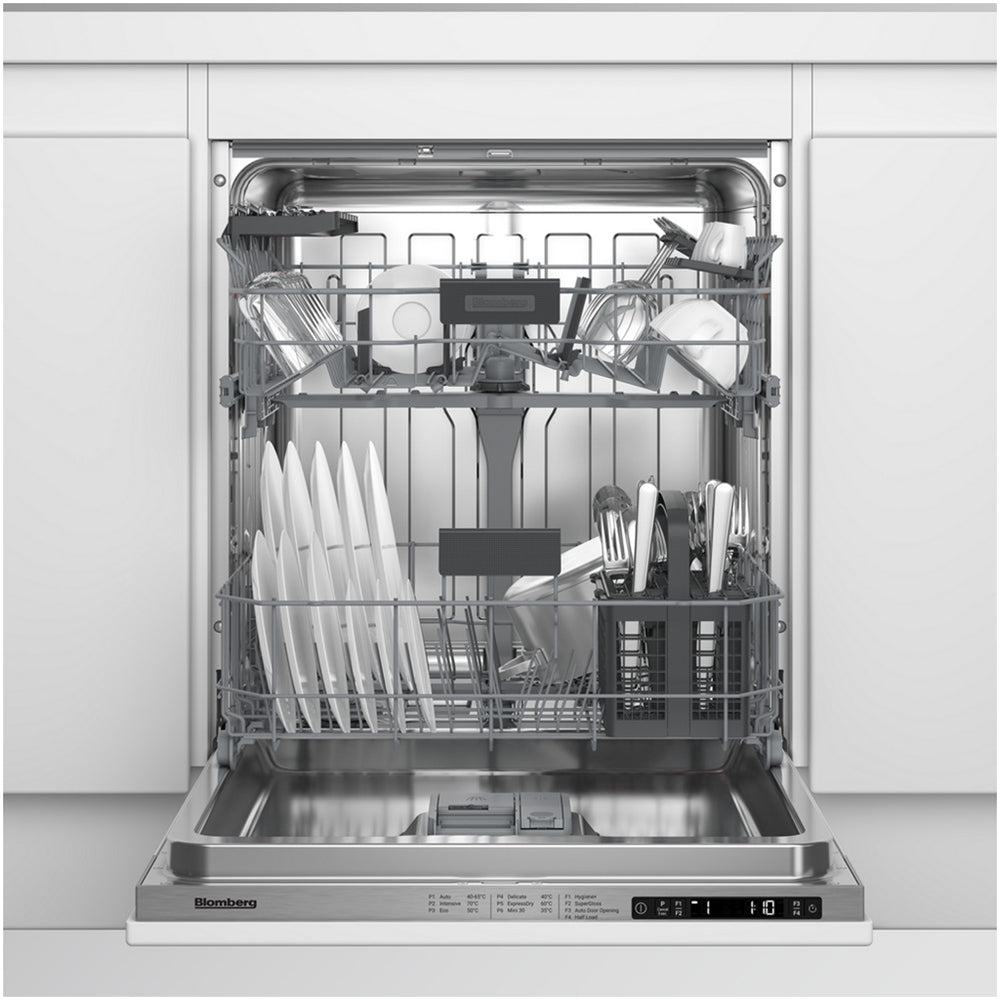 Blomberg LDV42420 Integrated Full Size Dishwasher with SuperGloss Fixed Hinge 14 Place Settings