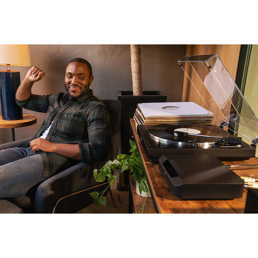 Bluesound Powernode Edge (N230) Compact Hi-Res Wireless Music Streaming Amplifier - Black Black