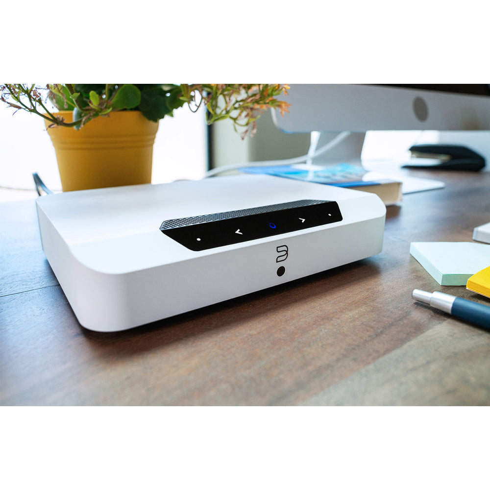 Bluesound Powernode Edge (N230) Compact Hi-Res Wireless Music Streaming Amplifier - White White