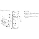 Bosch CMG7761B1B Series 8 Built-In Combi Microwave - Black