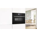 Bosch CMG7761B1B Series 8 Built-In Combi Microwave - Black